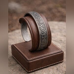 Stainless steel Rune Nordic Men's Bracelet